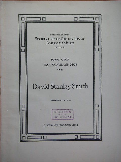 Image for Sonata for Pianoforte and Oboe Op. 43