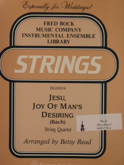 Image for Jesu, Joy of Man's Desiring
