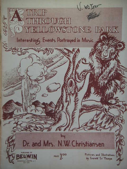 Image for A Trip Through Yellowstone Park