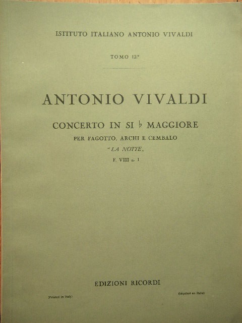 Image for COLLECTION: Concerti for Bassoon, Strings and Cembalo (10 vol.)